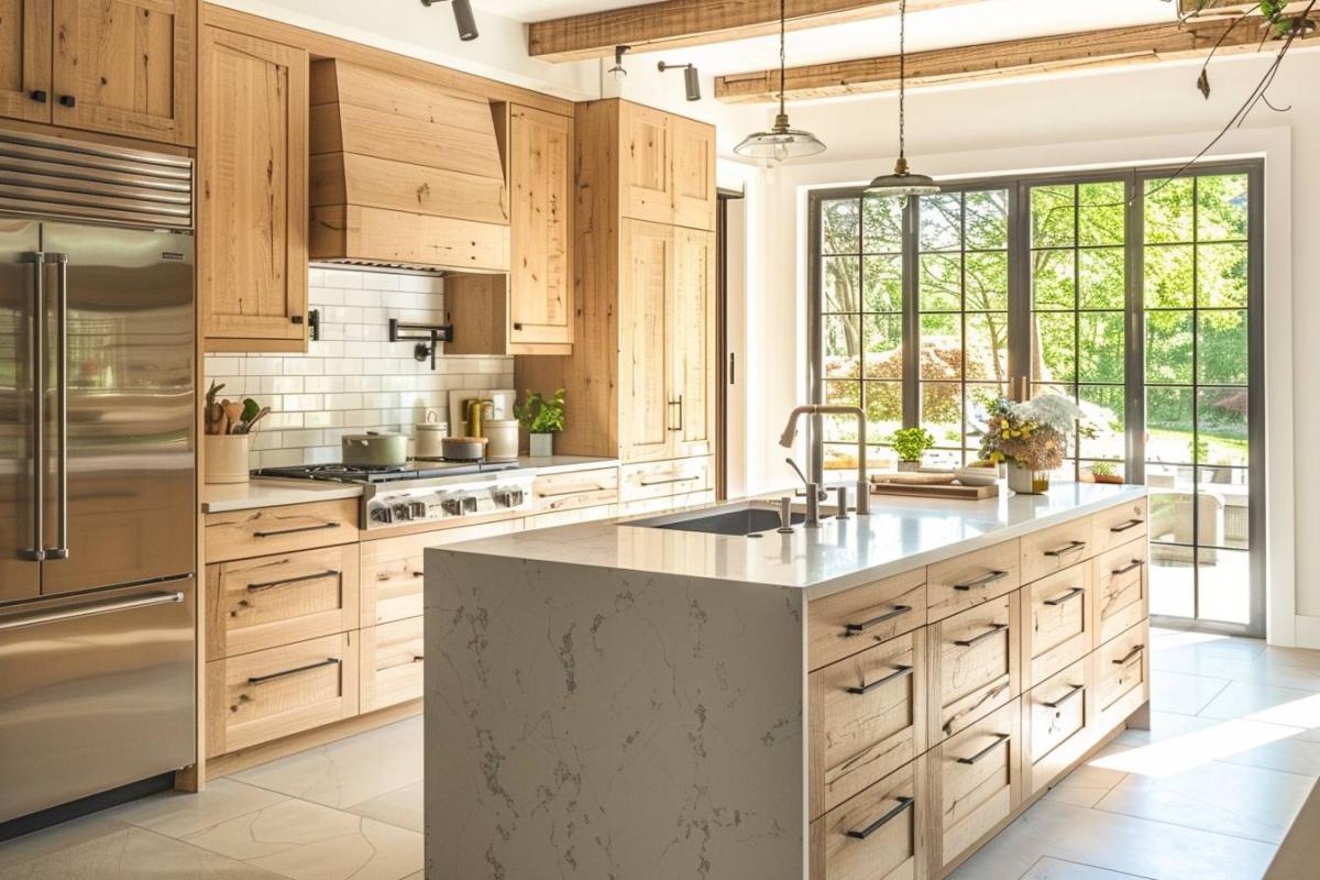 Relooker et moderniser une cuisine rustique en chêne : astuces